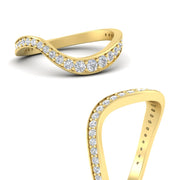 swirl-pave-diamond-Wedding-band-in-yellow-gold-fd11522bangle3-nl-yg